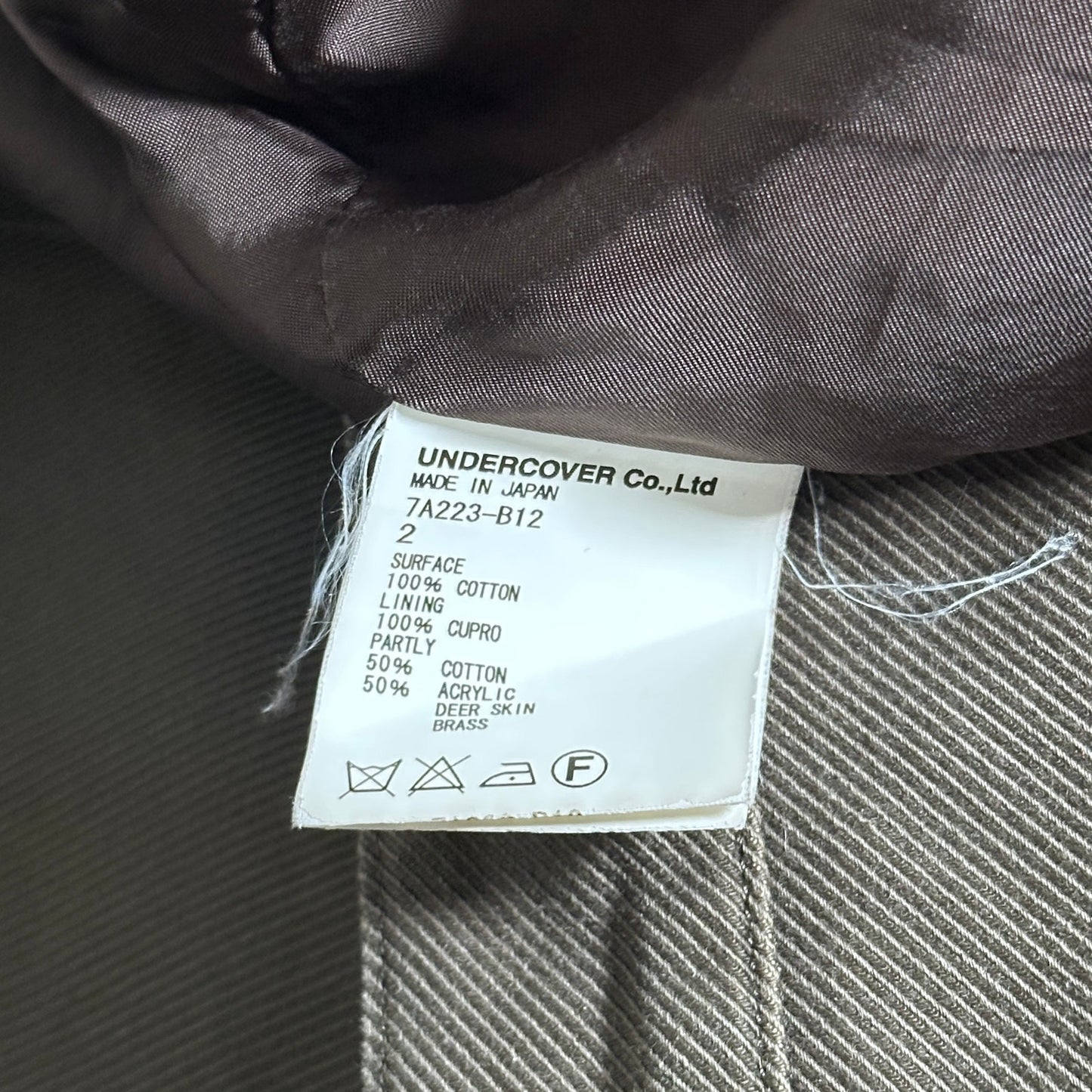 Undercover A/W07 Brown Speaker Military Jacket