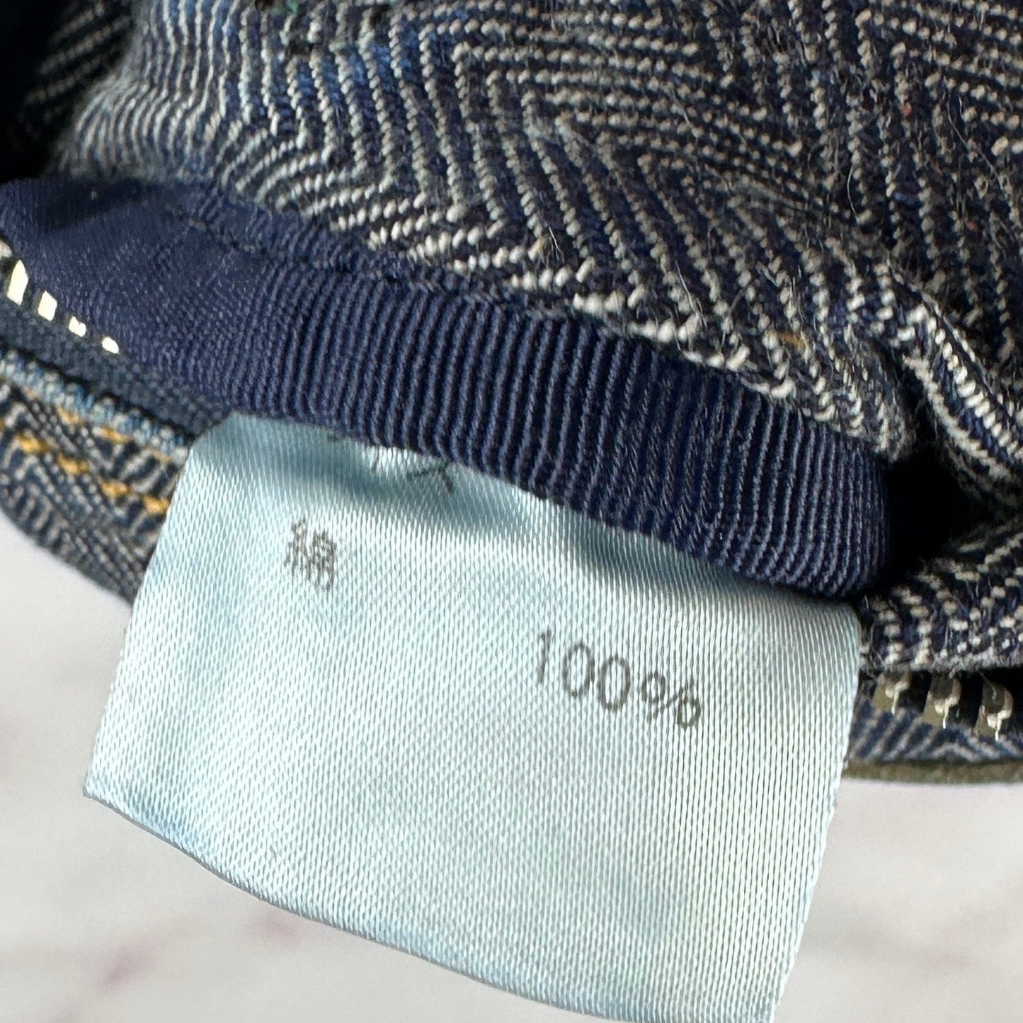 Hysteric Glamour Denim Pocket Zipper Wallet