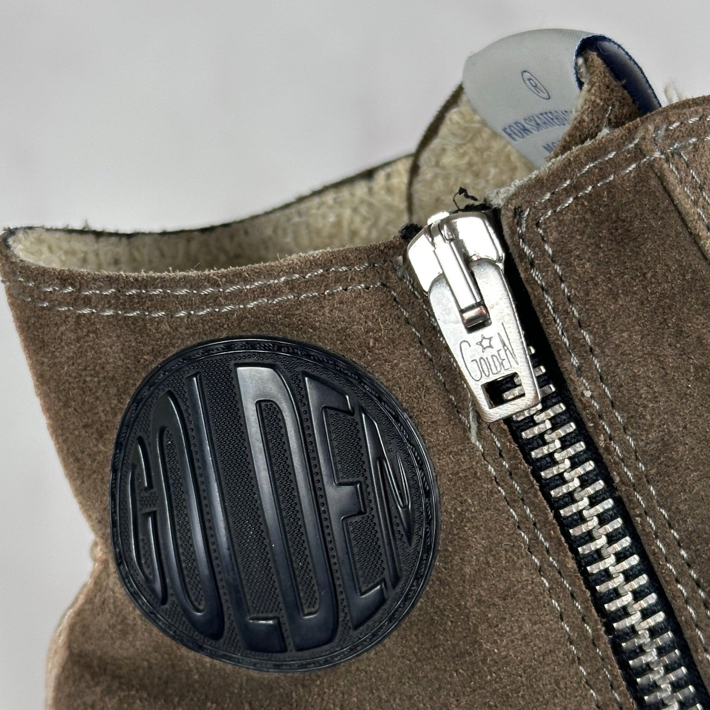 Golden Goose Francy Brown High Top Skate Sneaker