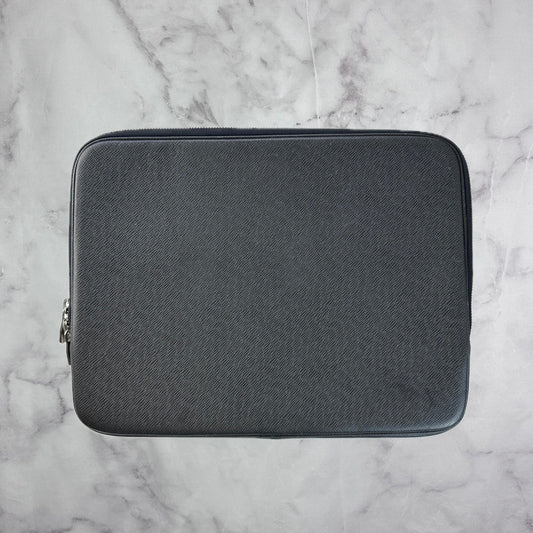 Louis Vuitton Black Leather Computer Case