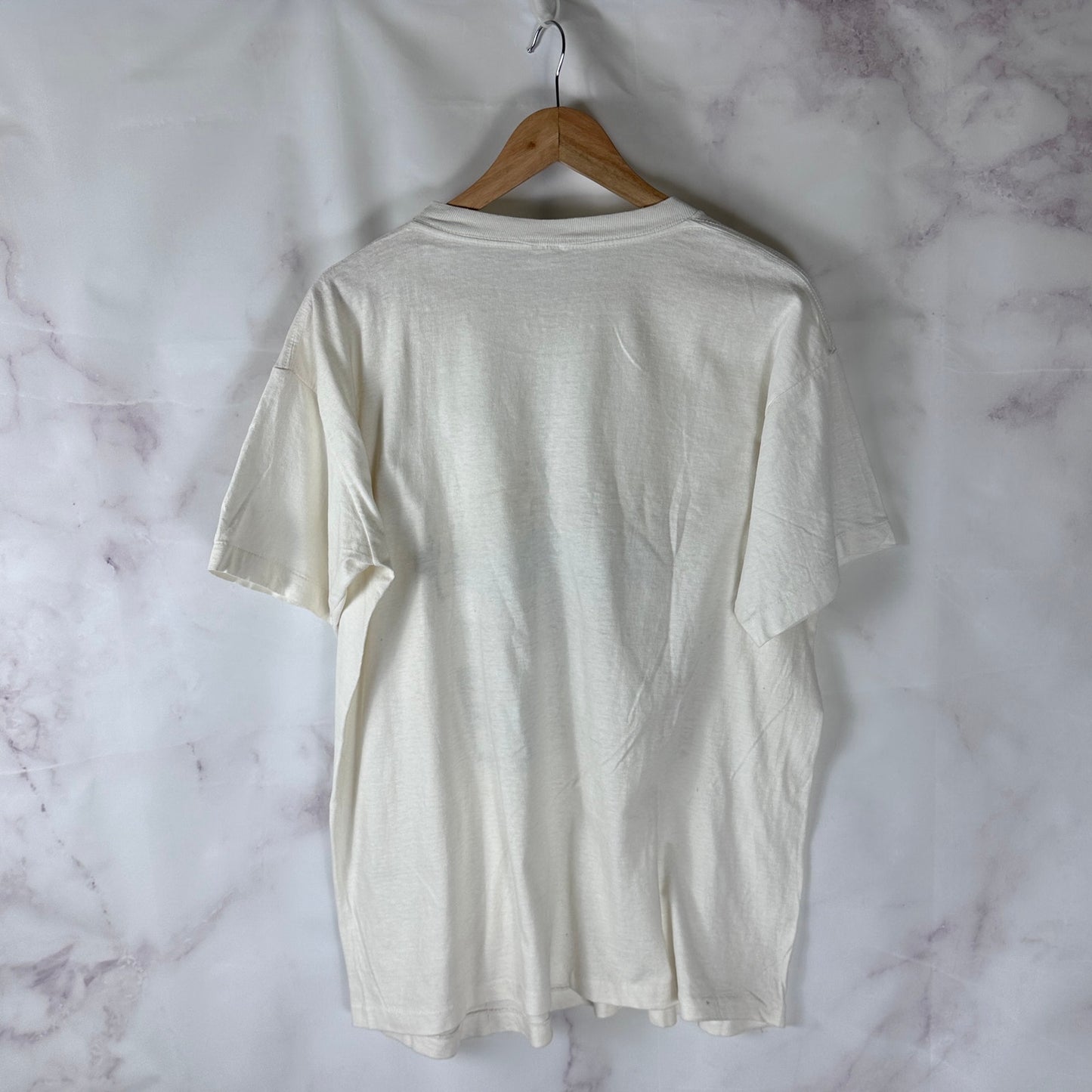 Vintage Flashdancers New York 80s White Graphic Tee