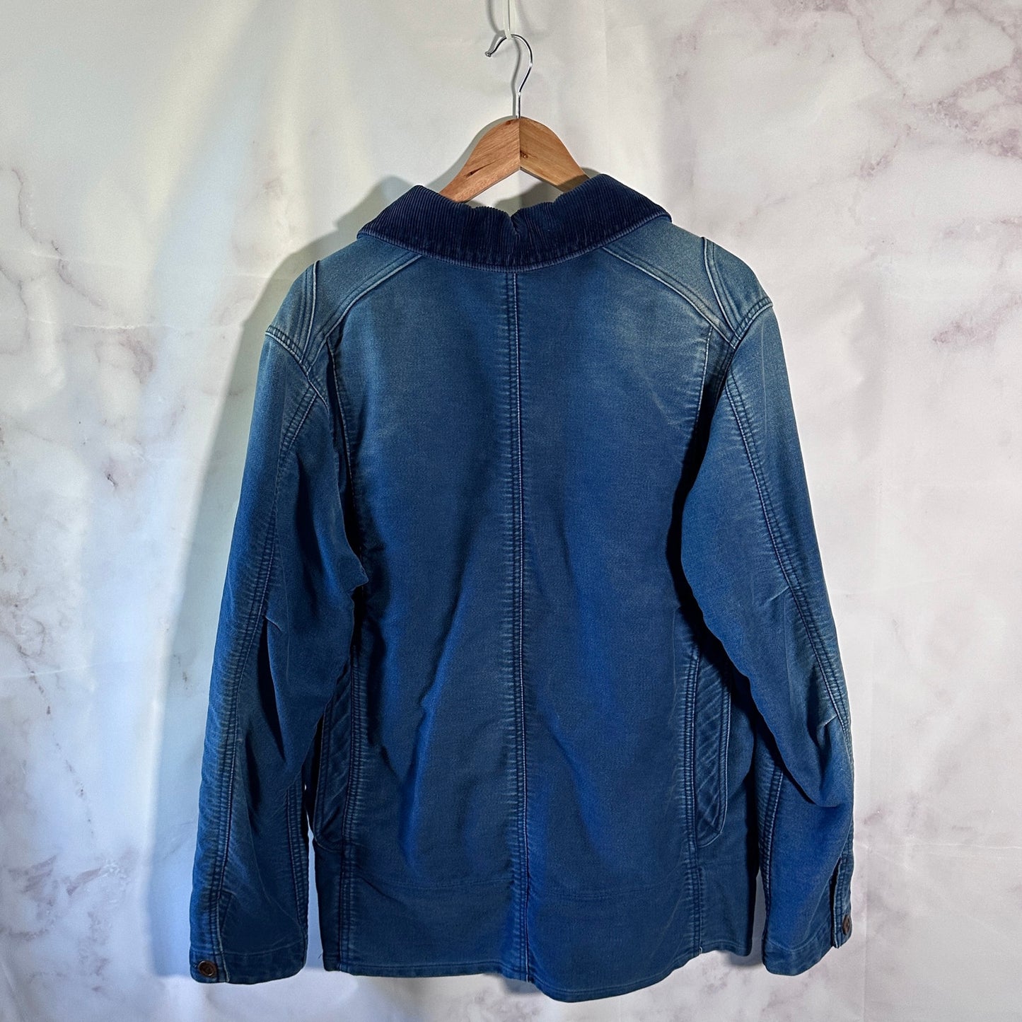 Visvim F/W13 Minie Indigo DMGD Moleskin Hunting Jacket