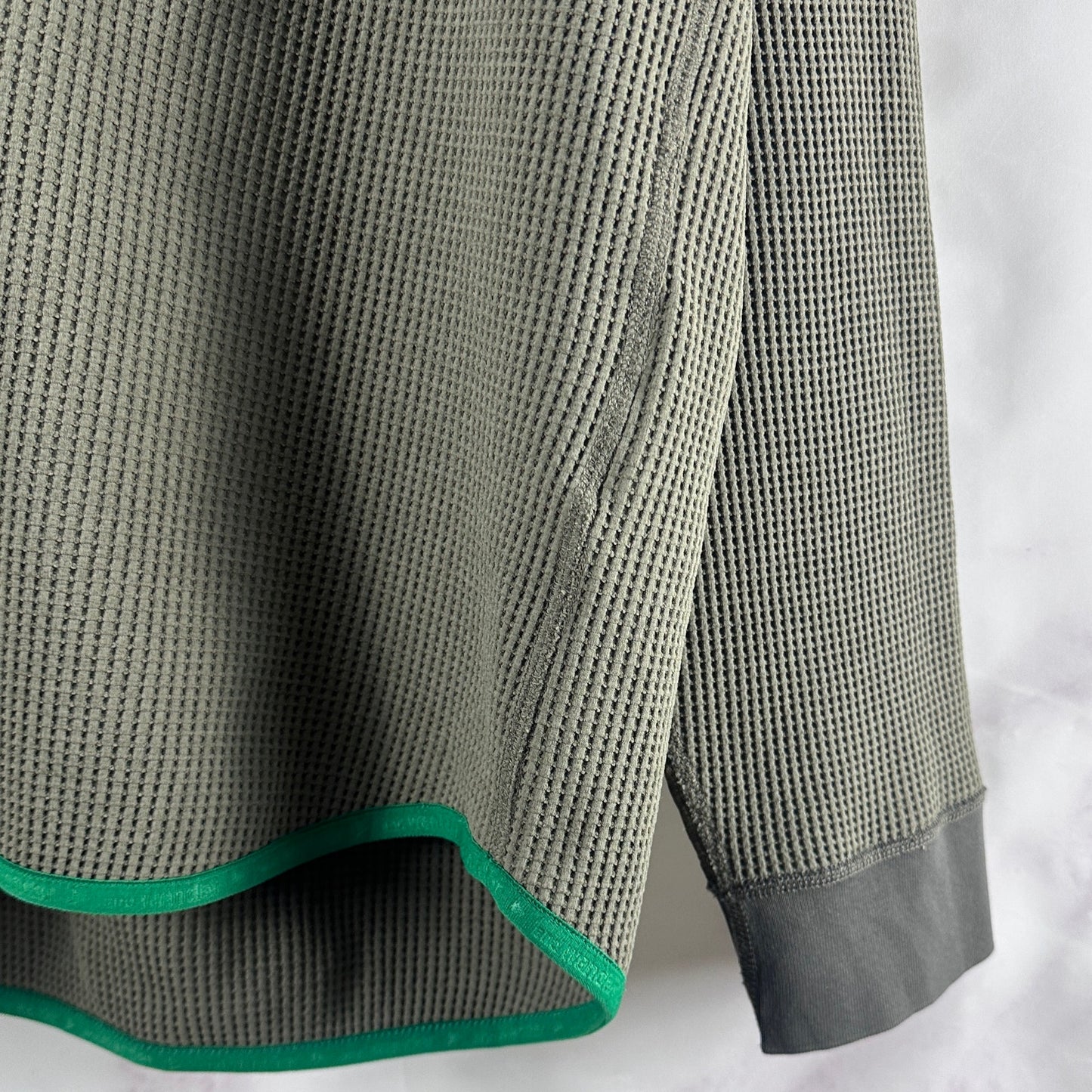 Hidden NY x And Wander Olive PE Waffle Thermal Longsleeve