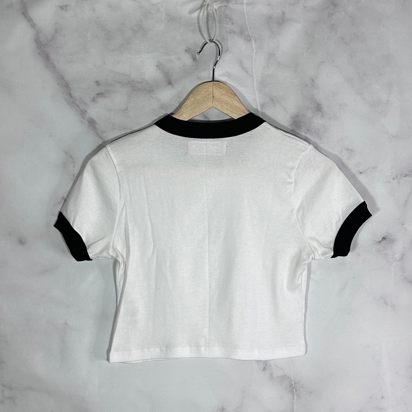 Girls Don’t Cry Ringer Cropped Baby Tee