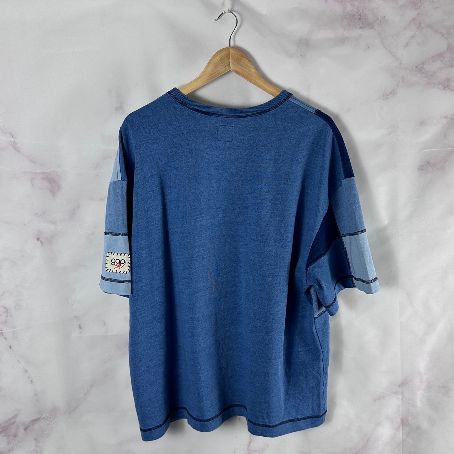 Sean Wotherspoon x Gap Japan Exclusive Indigo Patchwork Cropped Tee