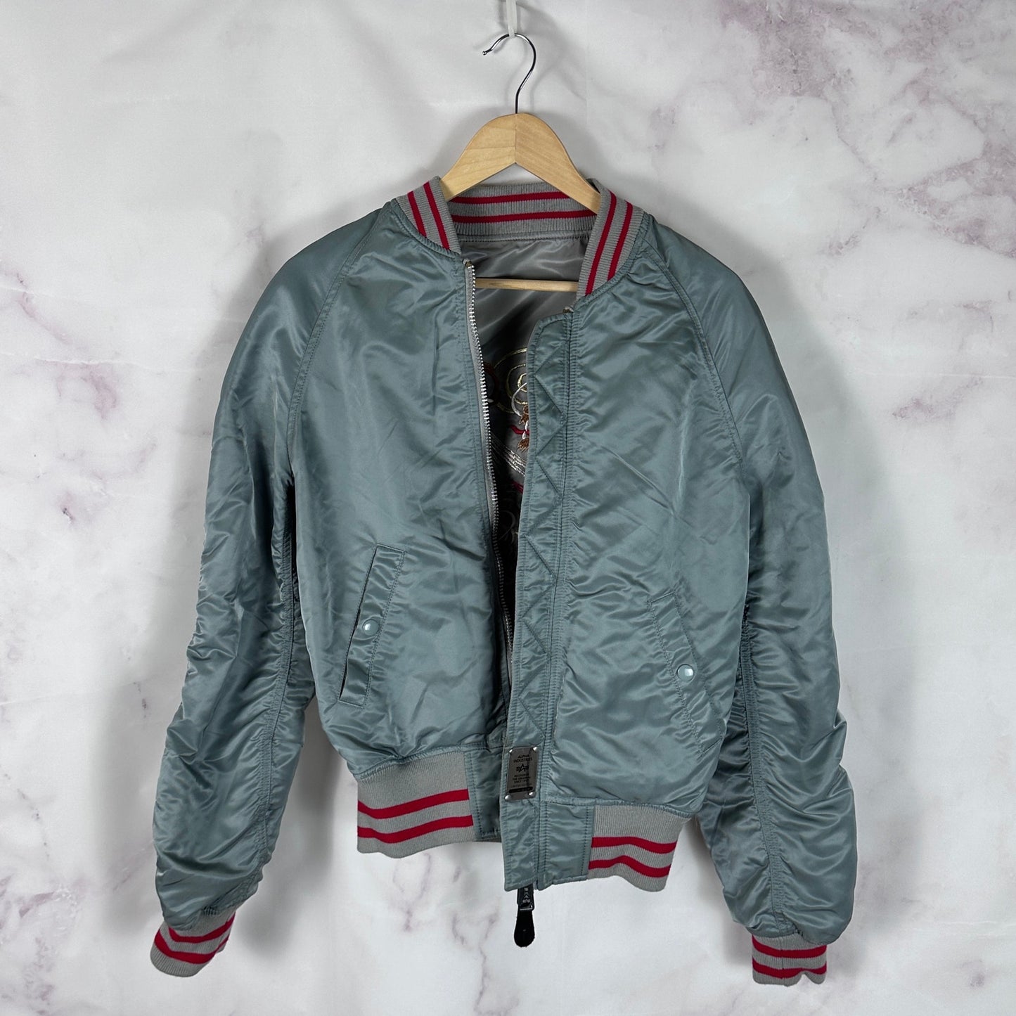 Alpha Industries Japanese Dragon Souvenir MA-1 Bomber Jacket
