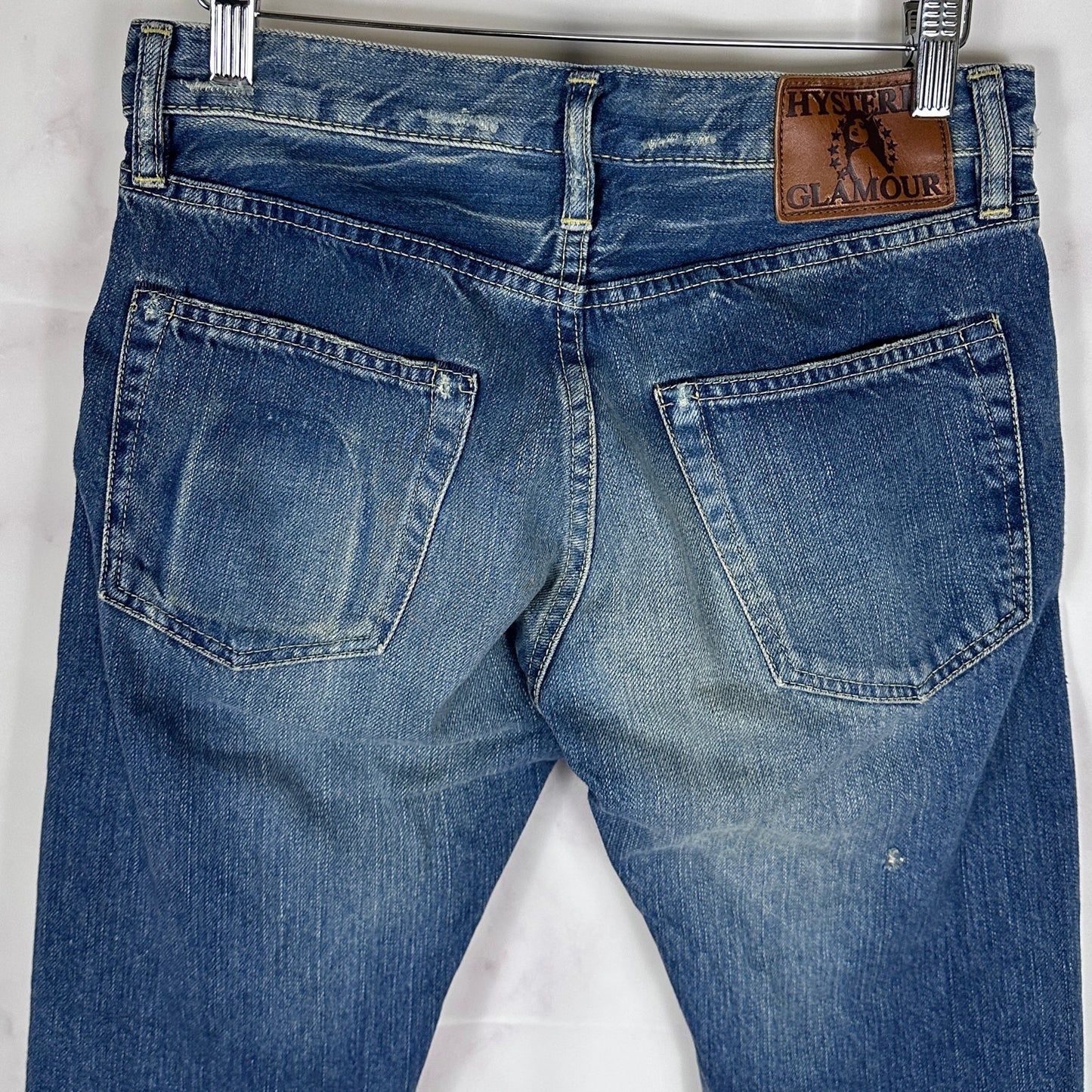 Hysteric Glamour Studded Embroidery Denim Jeans