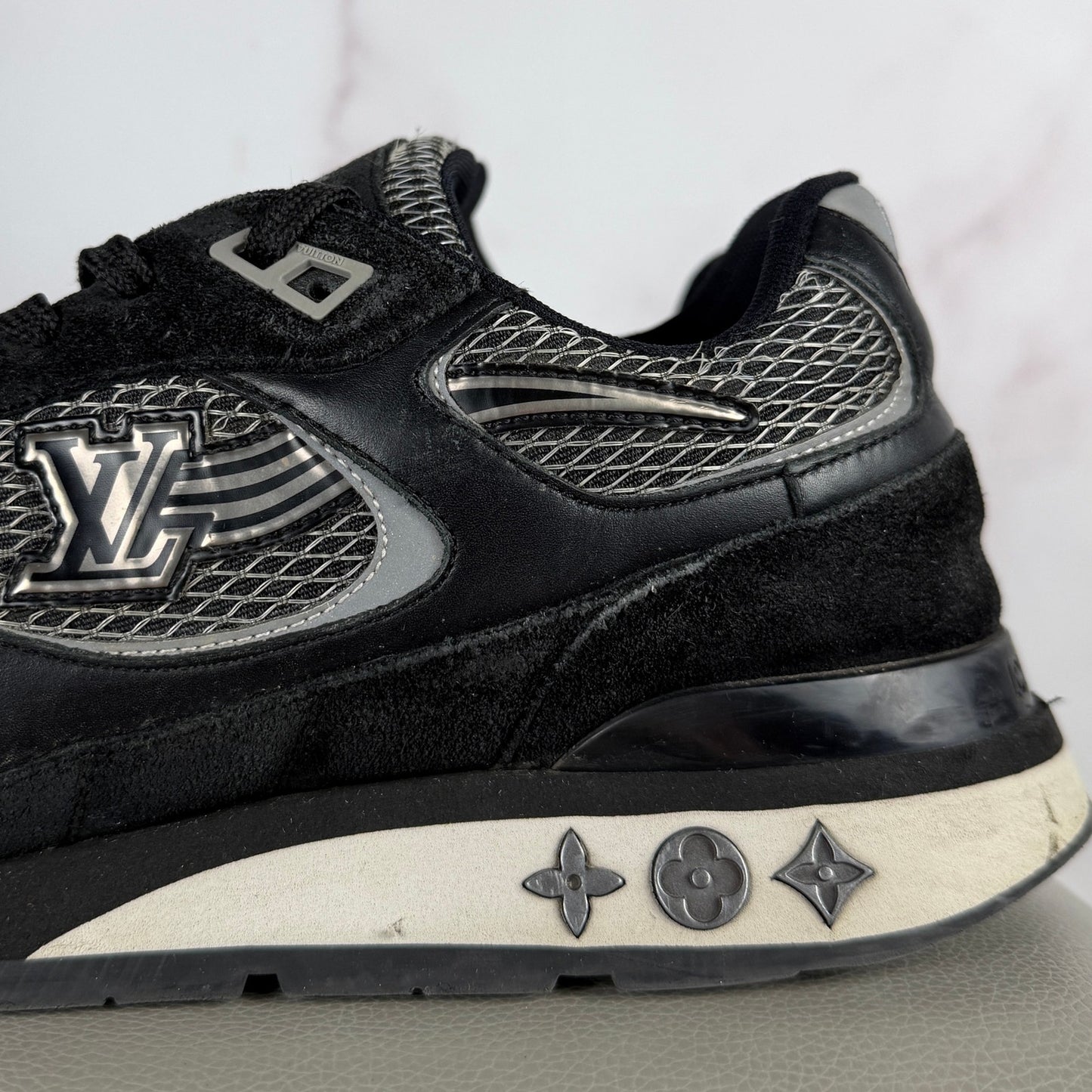 Louis Vuitton Black Run Away Sneaker