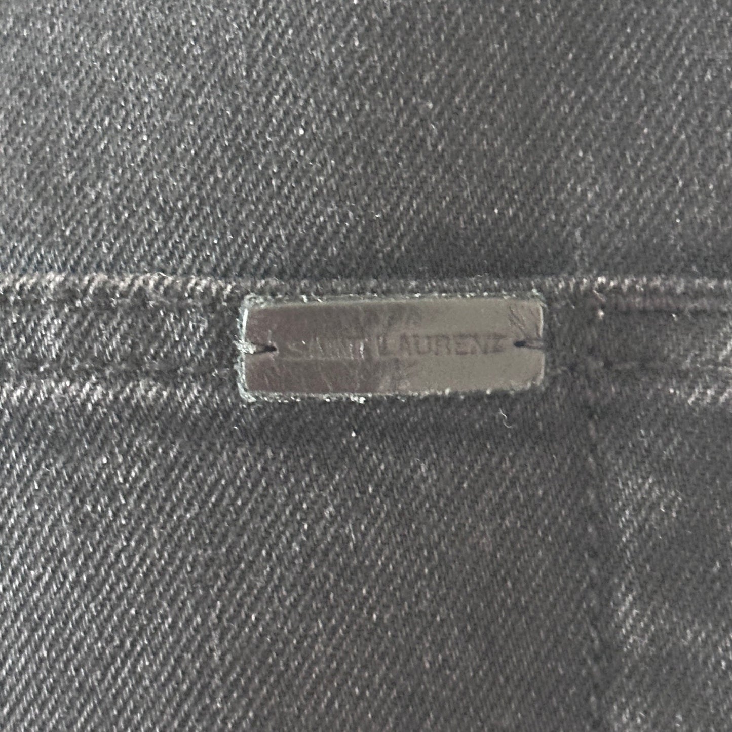 Saint Laurent Paris Black D02 Skinny Low Waist Denim