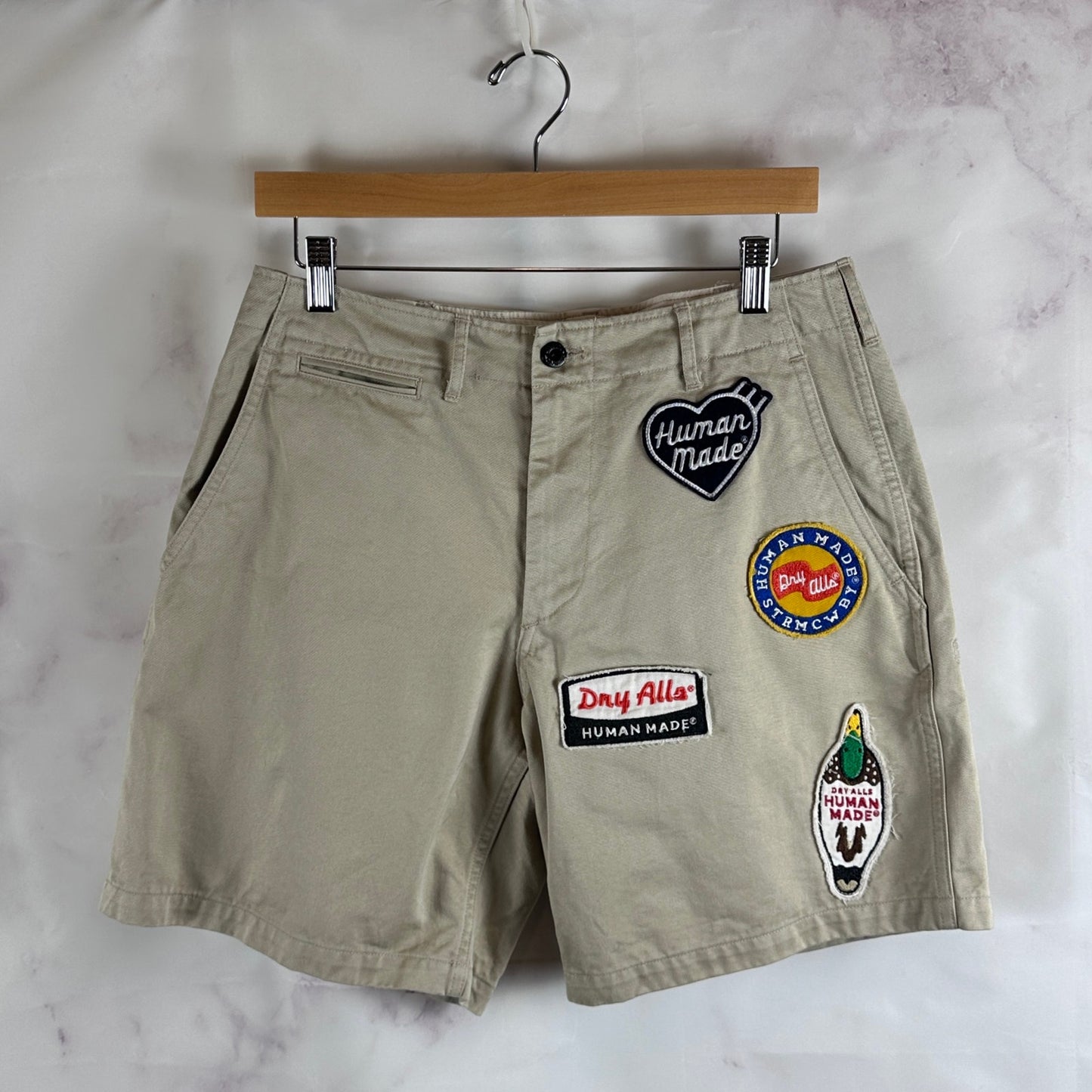 Human Made Military Wappen Chino Patch Shorts