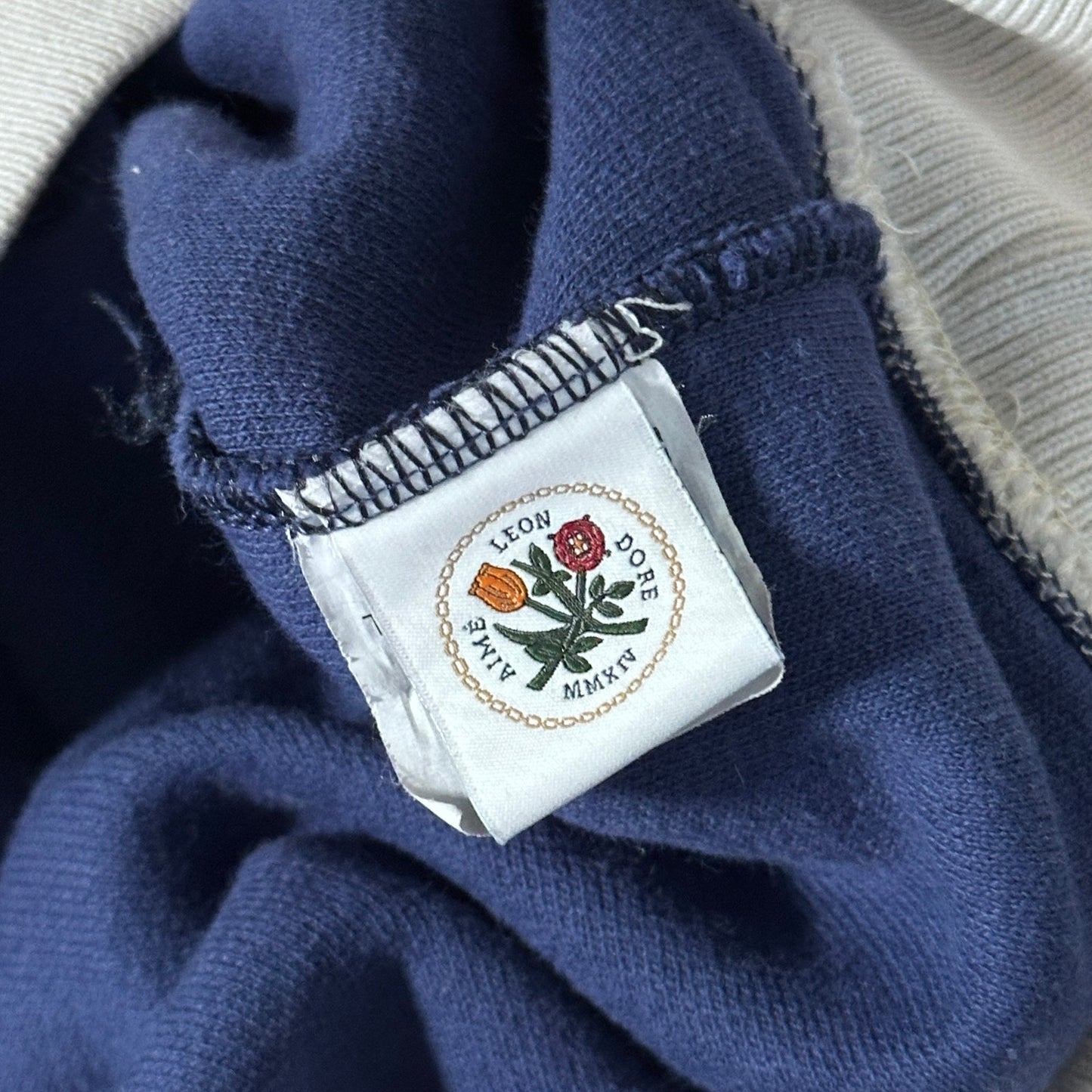 Aime Leon Dore F/W18 Blue Reverse Fleece Hoodie