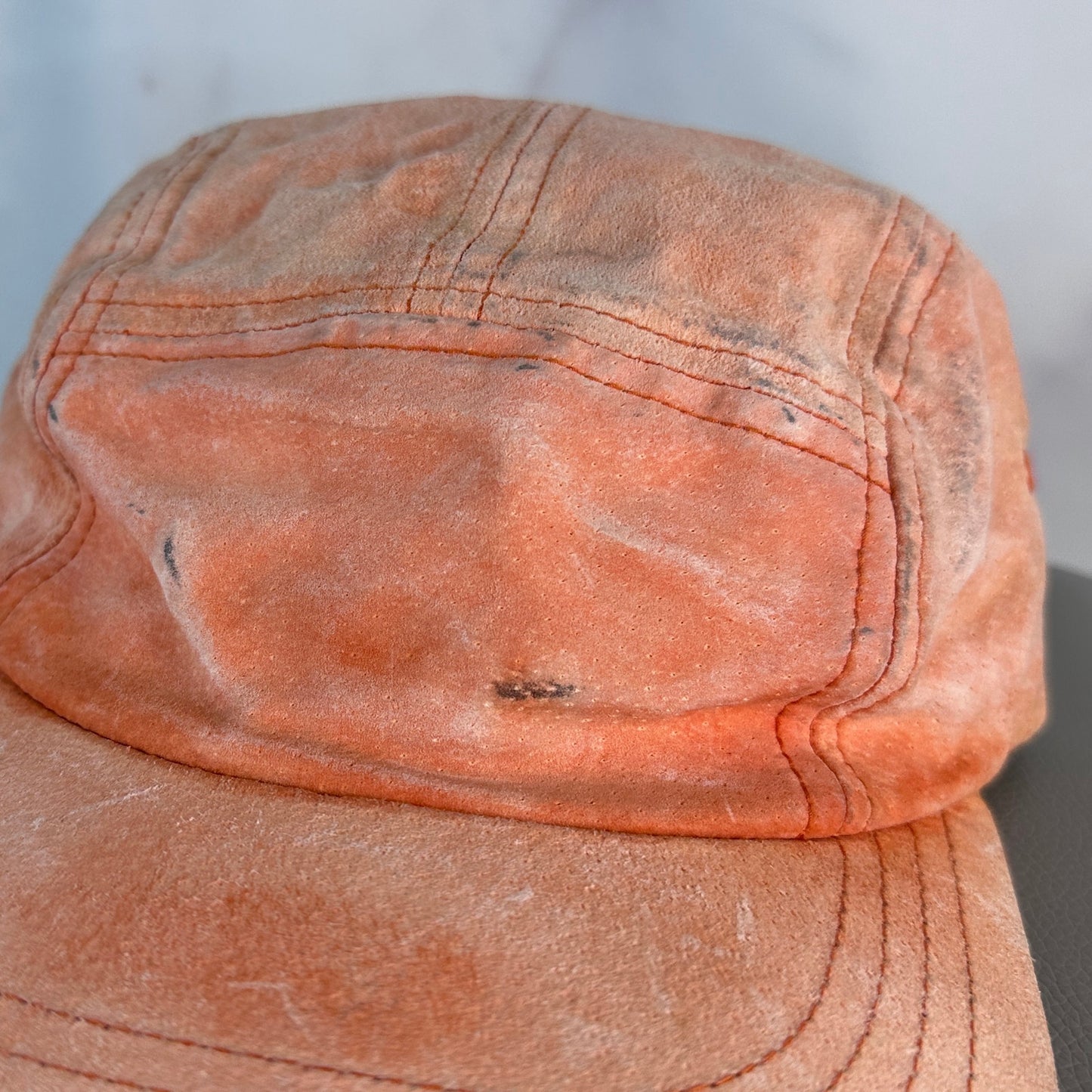 Hender Scheme Pigskin Jet 5-Panel Orange Hat