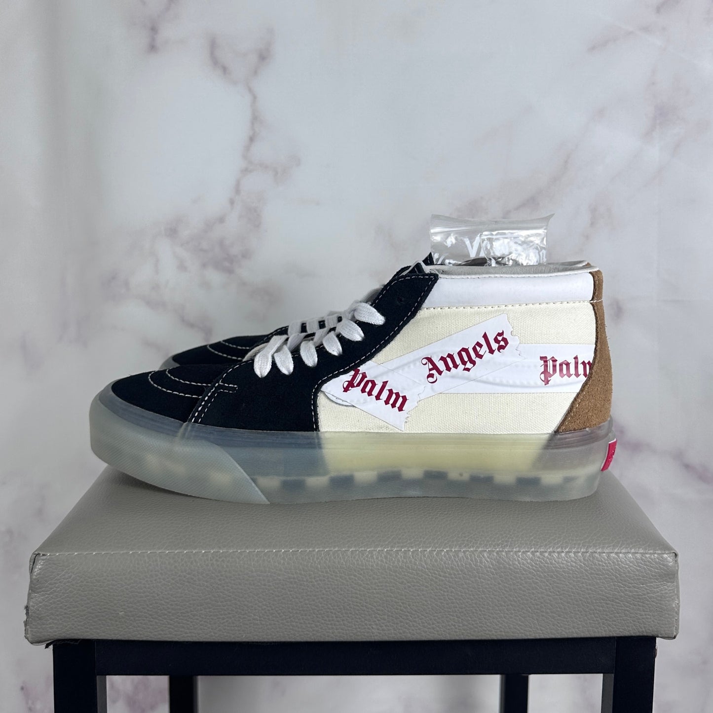 Vans x Palm Angels Sk8 Mid-LX Black White