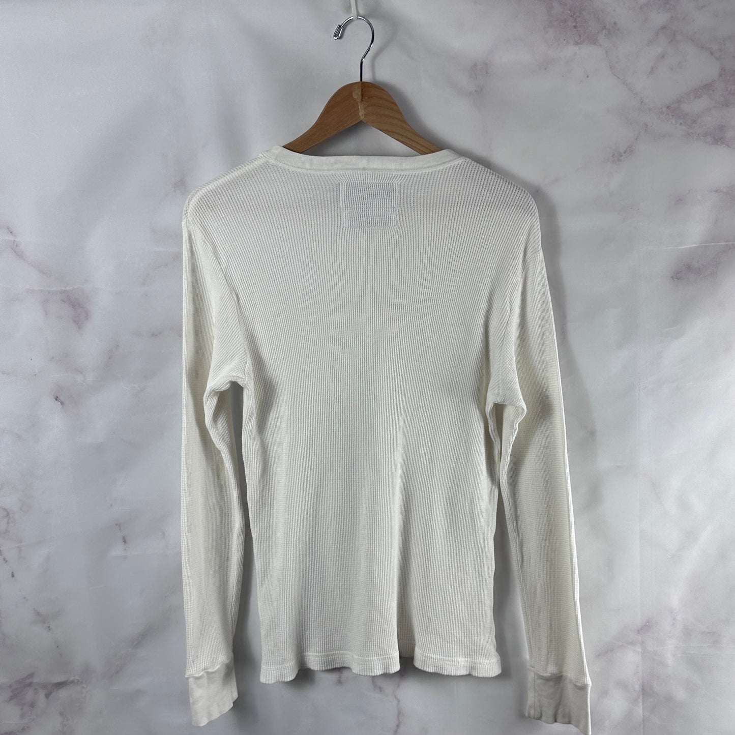 Neighborhood Dirty Co. White Waffle Longsleeve Thermal