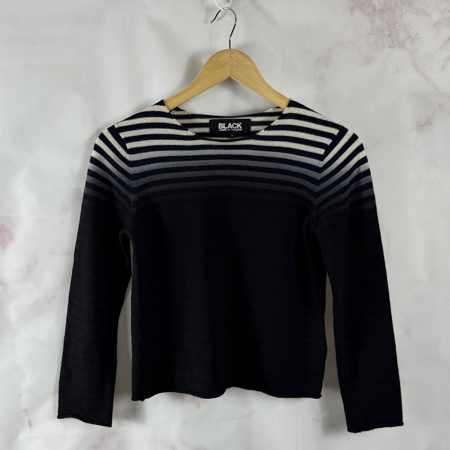 Comme des Garçons BLACK Gradient Wool Sweater