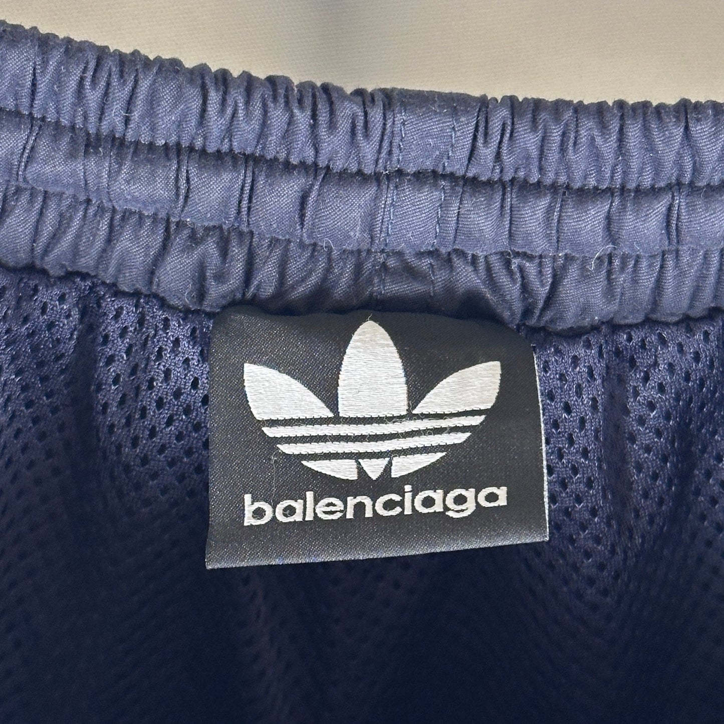 Balenciaga x Adidas Black Stripe Long Trunk Shorts