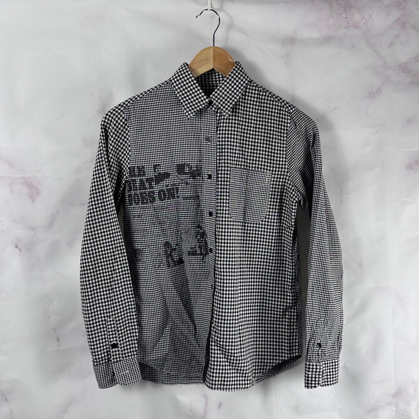 Hysteric Glamour ‘Destroy The Monster’ Print Button-Up Shirt