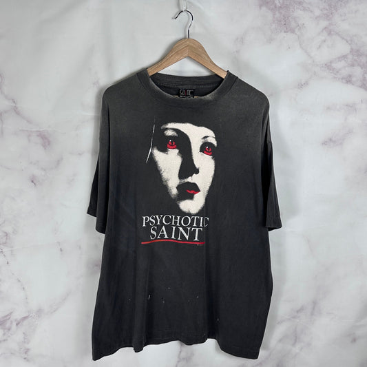 Saint Michael S/S25 'Psychotic Saint' Faded Wash Tee