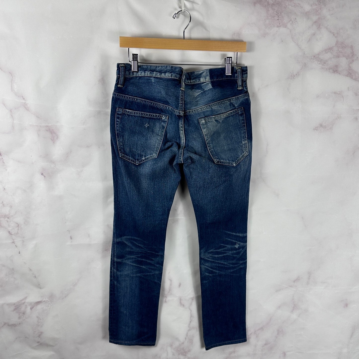 Hysteric Glamour Studded Faded Denim