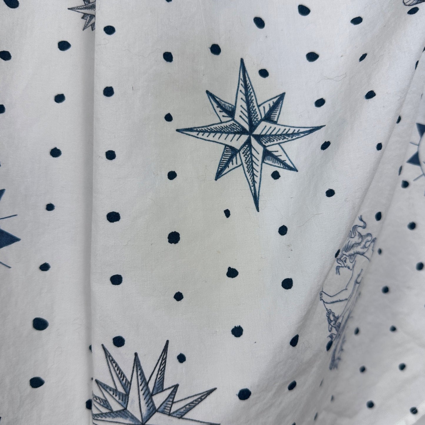 Alexander McQueen Lost At Sea Tattoo Button-Up Shirt