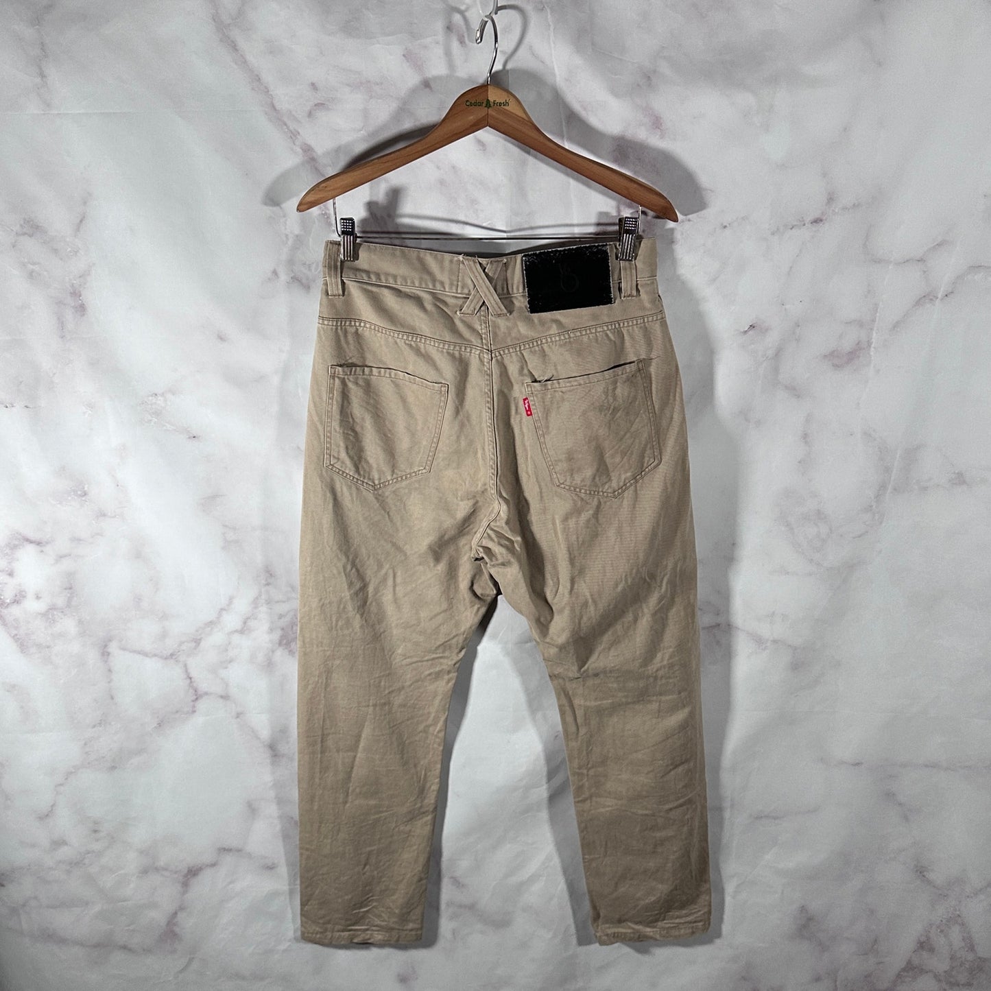 Virgo Rebel Army Repaired Khaki Pants