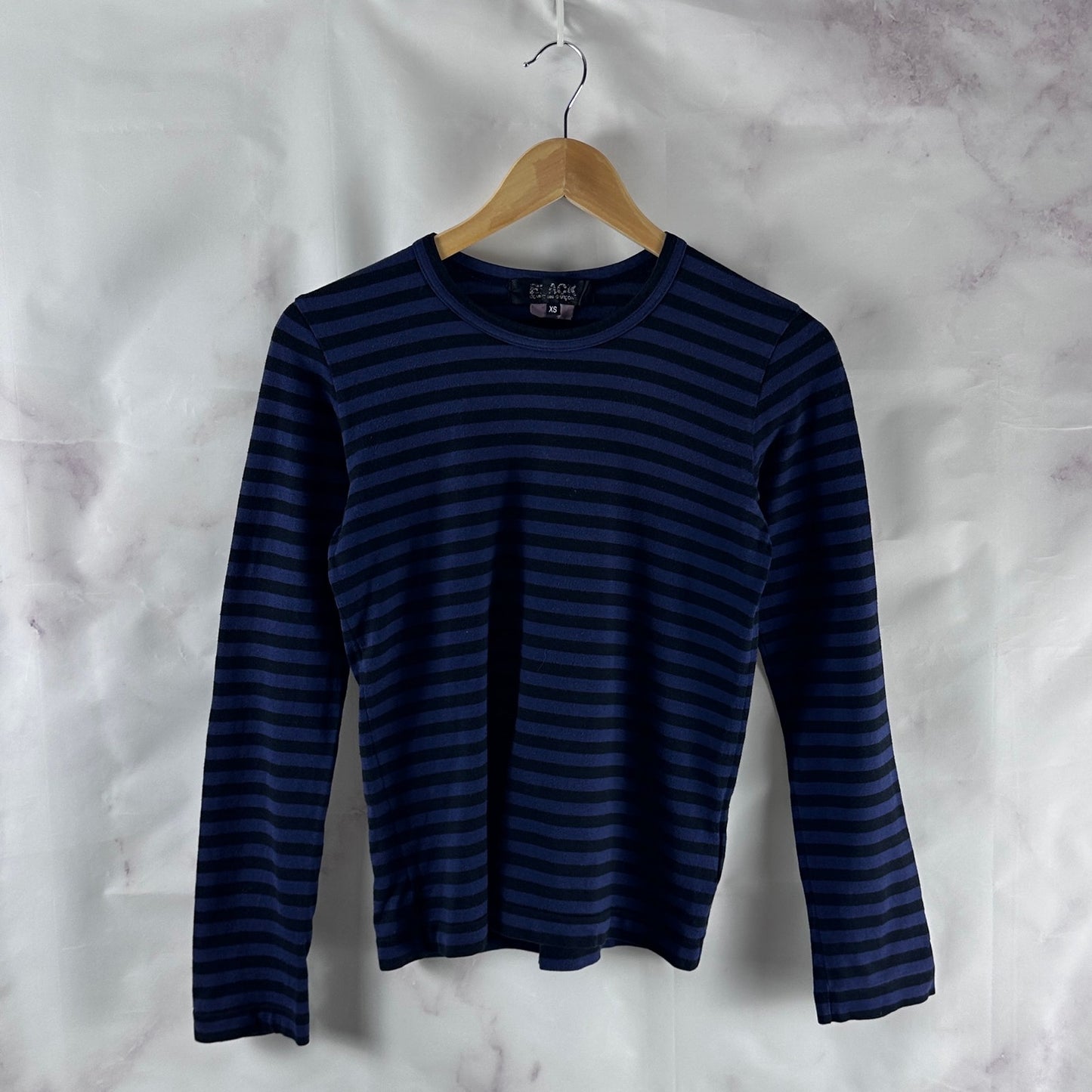 Comme des Garçons BLACK Blue Striped Longsleeve