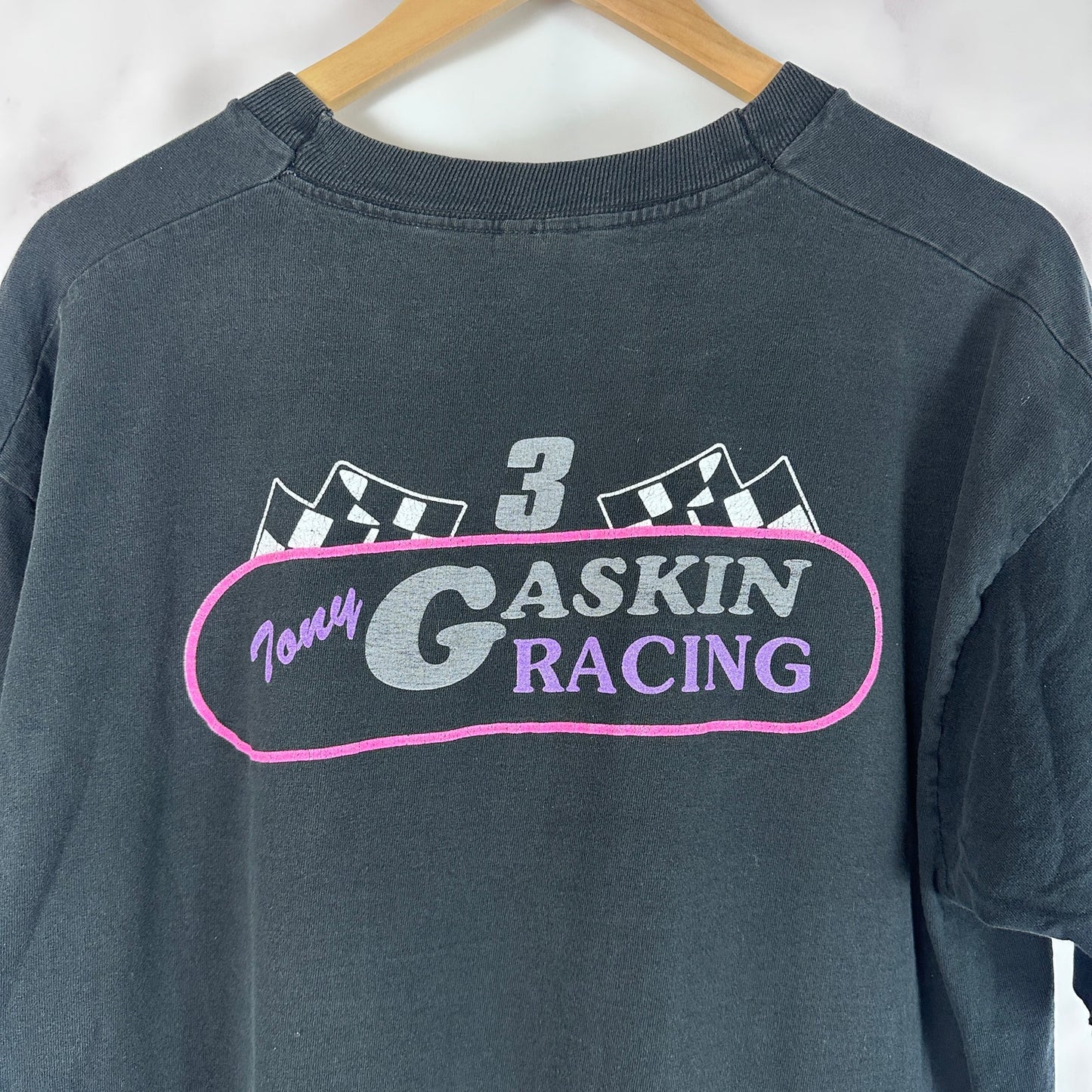 Vintage Tony Gaskin Racing Black Tee