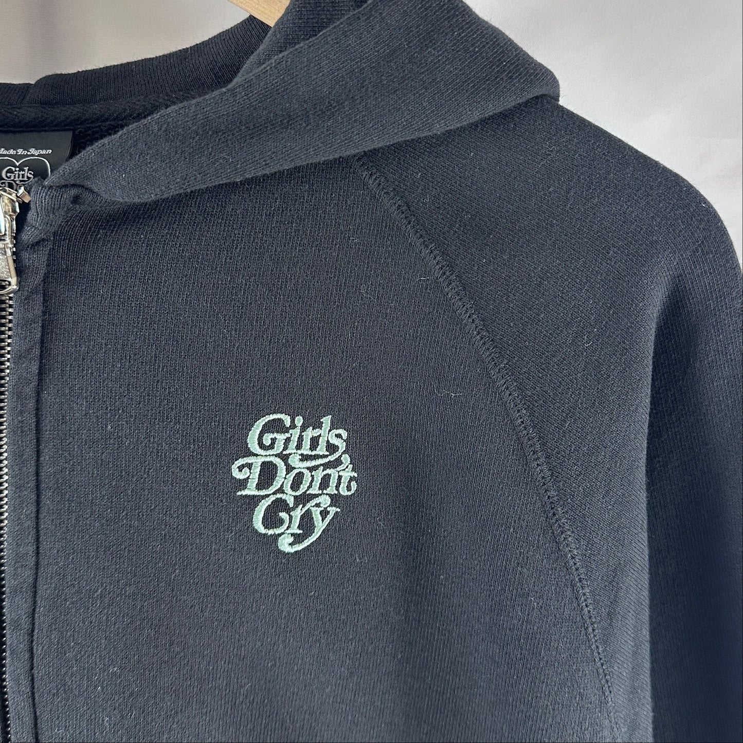 Girls Don’t Cry Black Zip-Up Hoodie