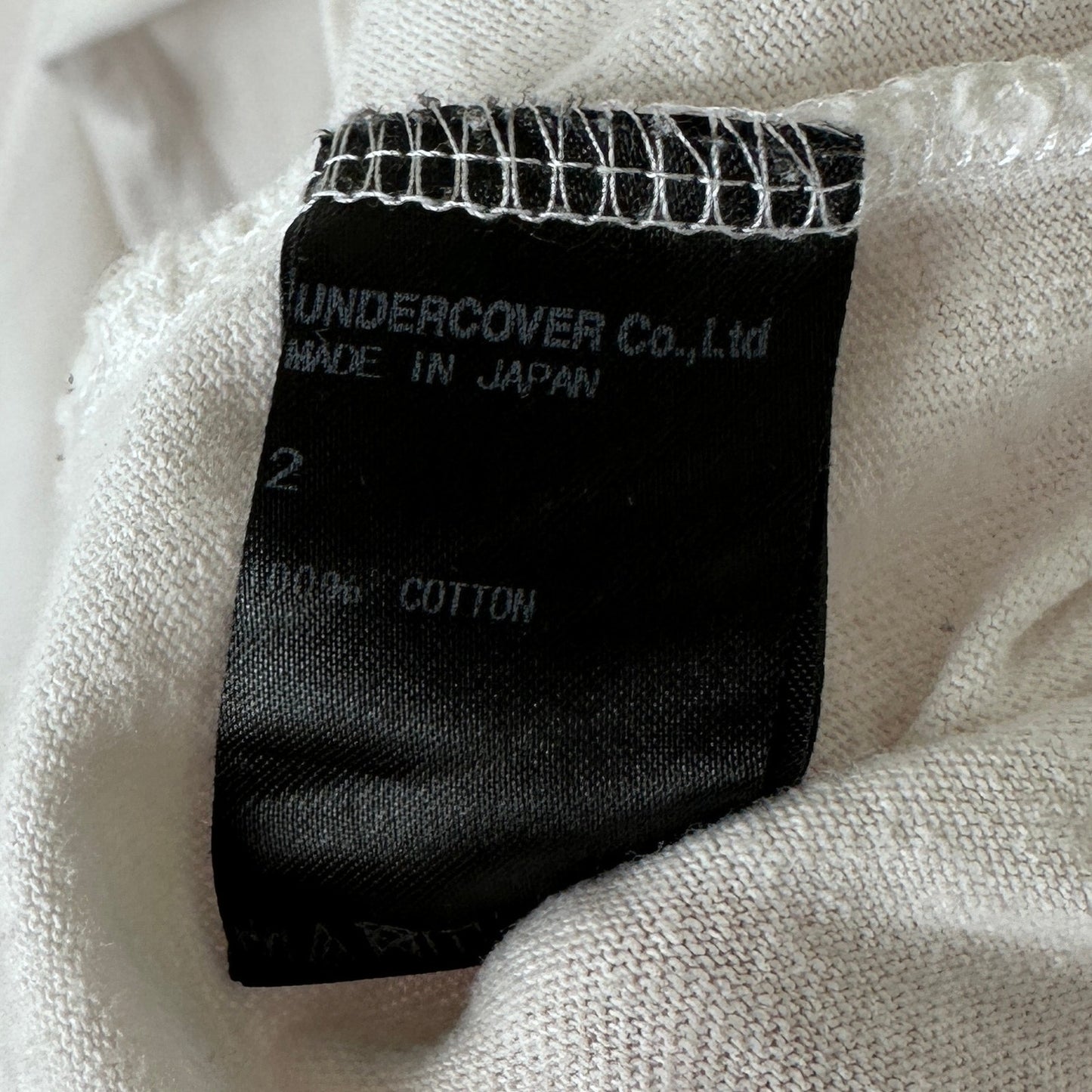 Undercover S/S20 MARS89 White Print Longsleeve