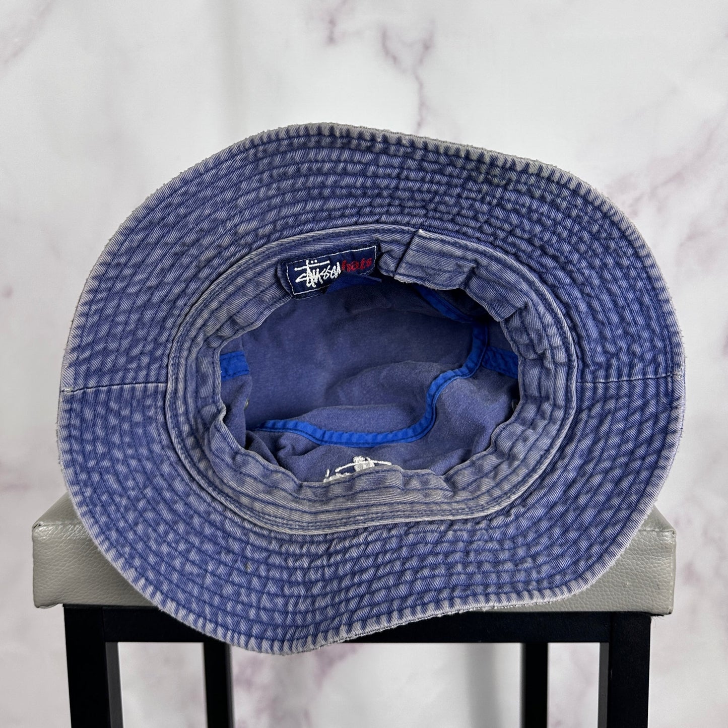 Stussy Faded Blue Bucket Hat