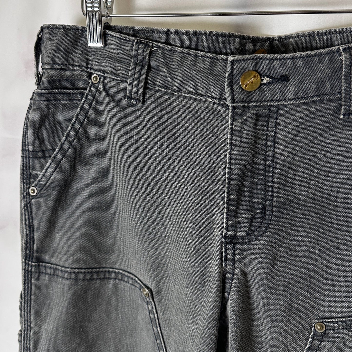 Carhartt Double Knee Grey Carpenter Pant