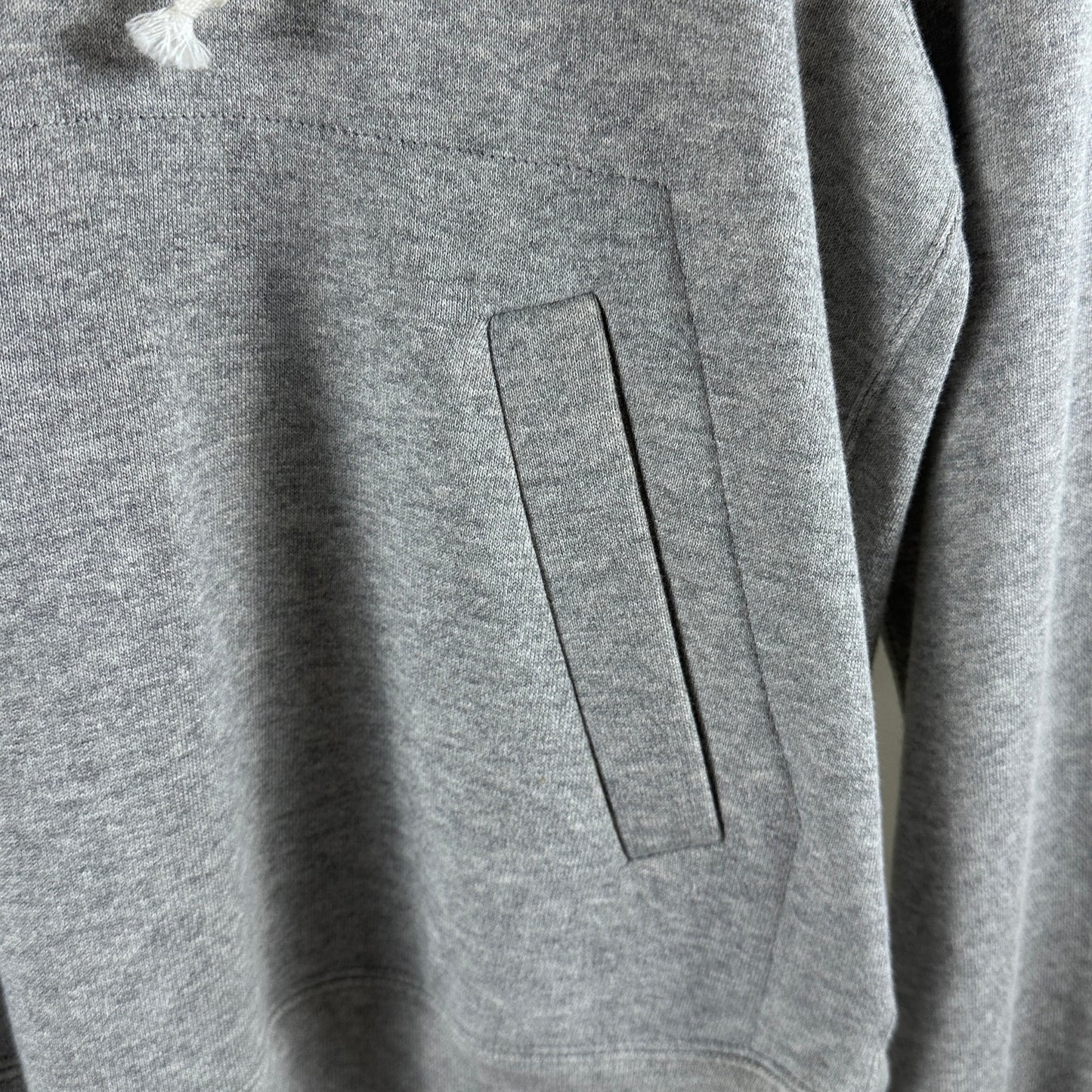 CDG PLAY Heather Grey Heart Logo Hoodie