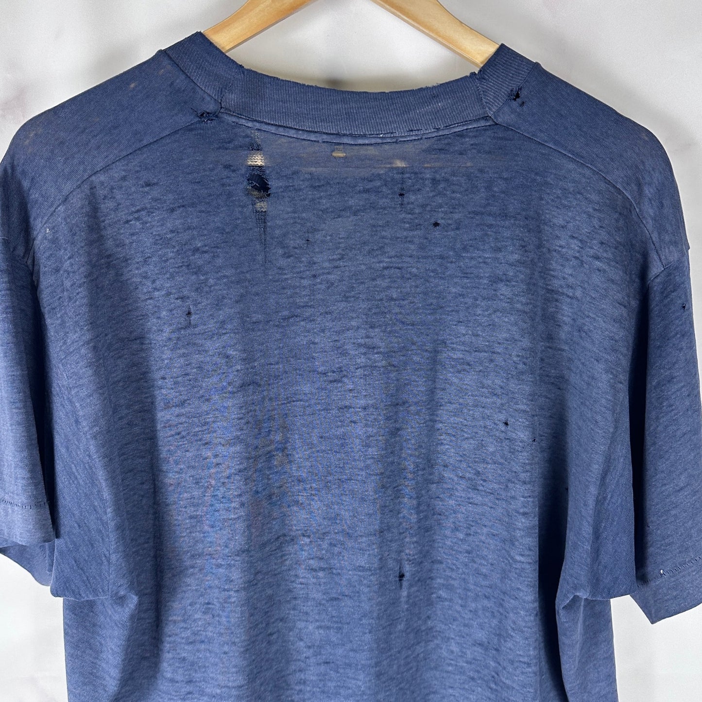 Vintage Thrashed Navy Pocket Tee