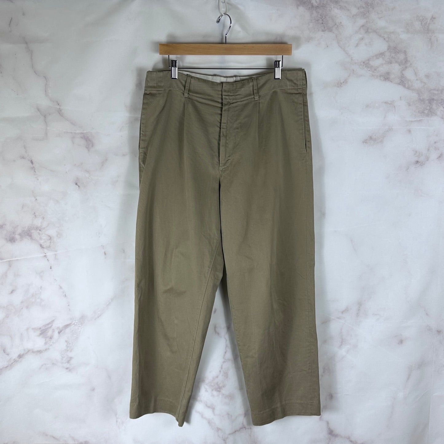 Auralee Finx Straight-Leg Wash Chino