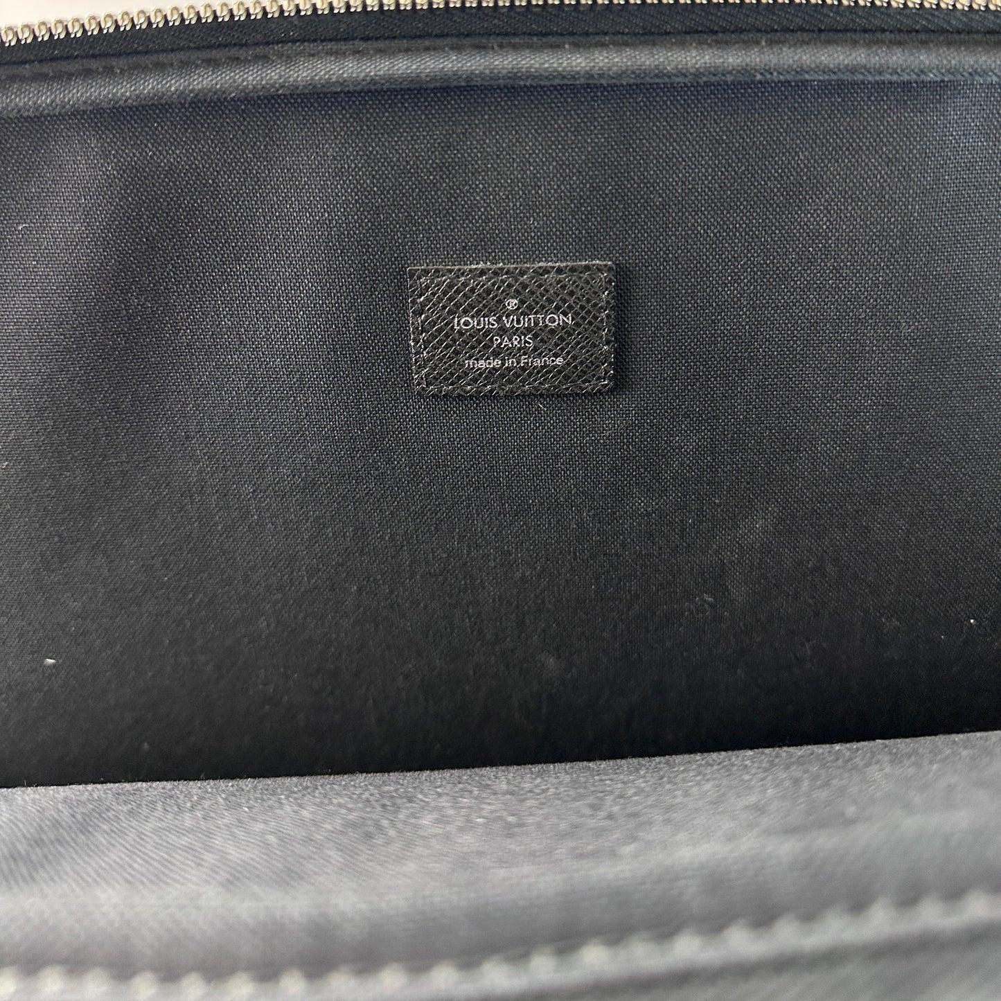 Louis Vuitton Black Leather Computer Case