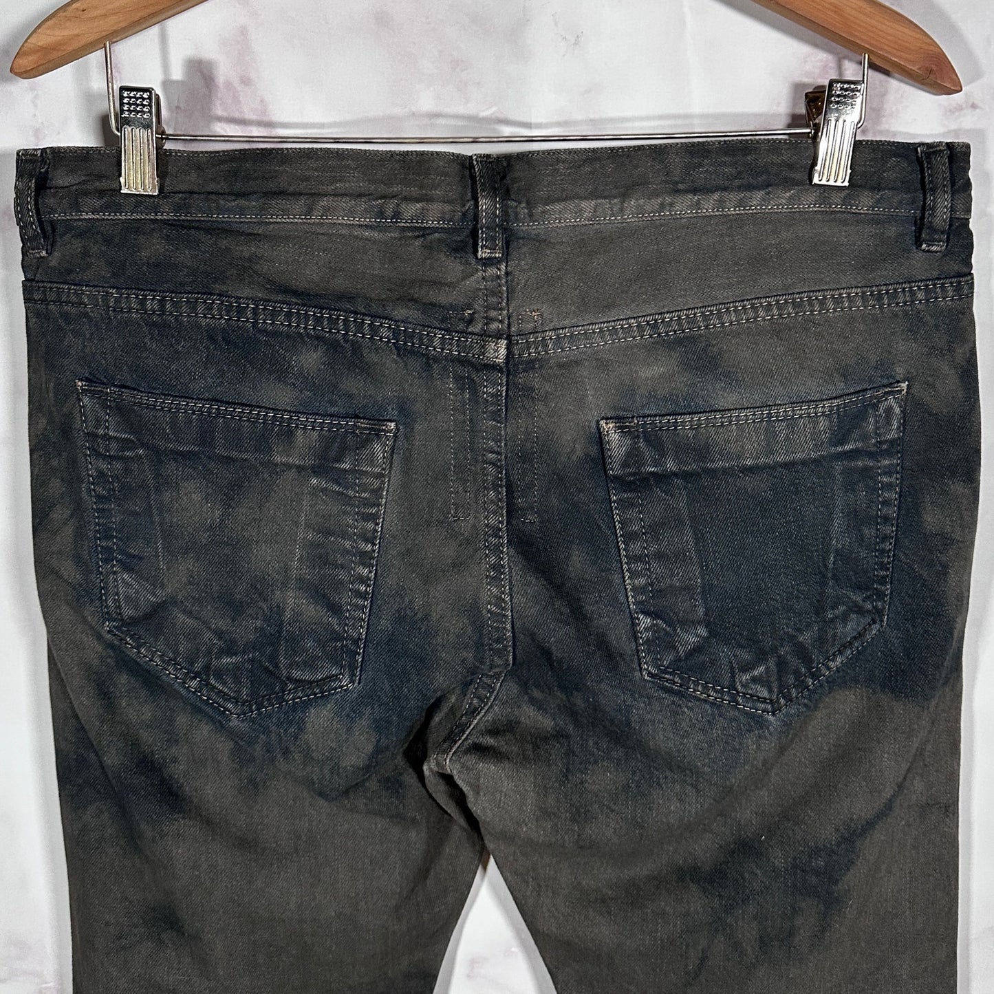 Rick Owens DRKSHDW S/S15 Faun Batik Dark Dust Denim