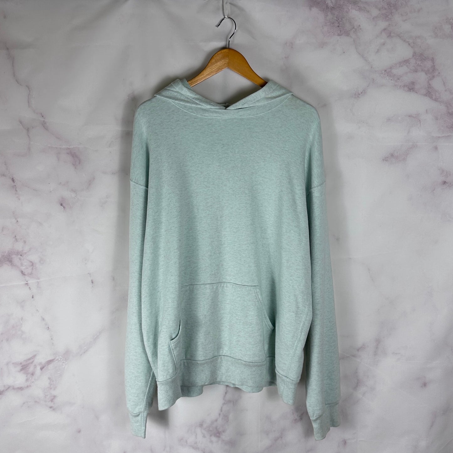 Unused Light Blue Layered Crewneck Hoodie