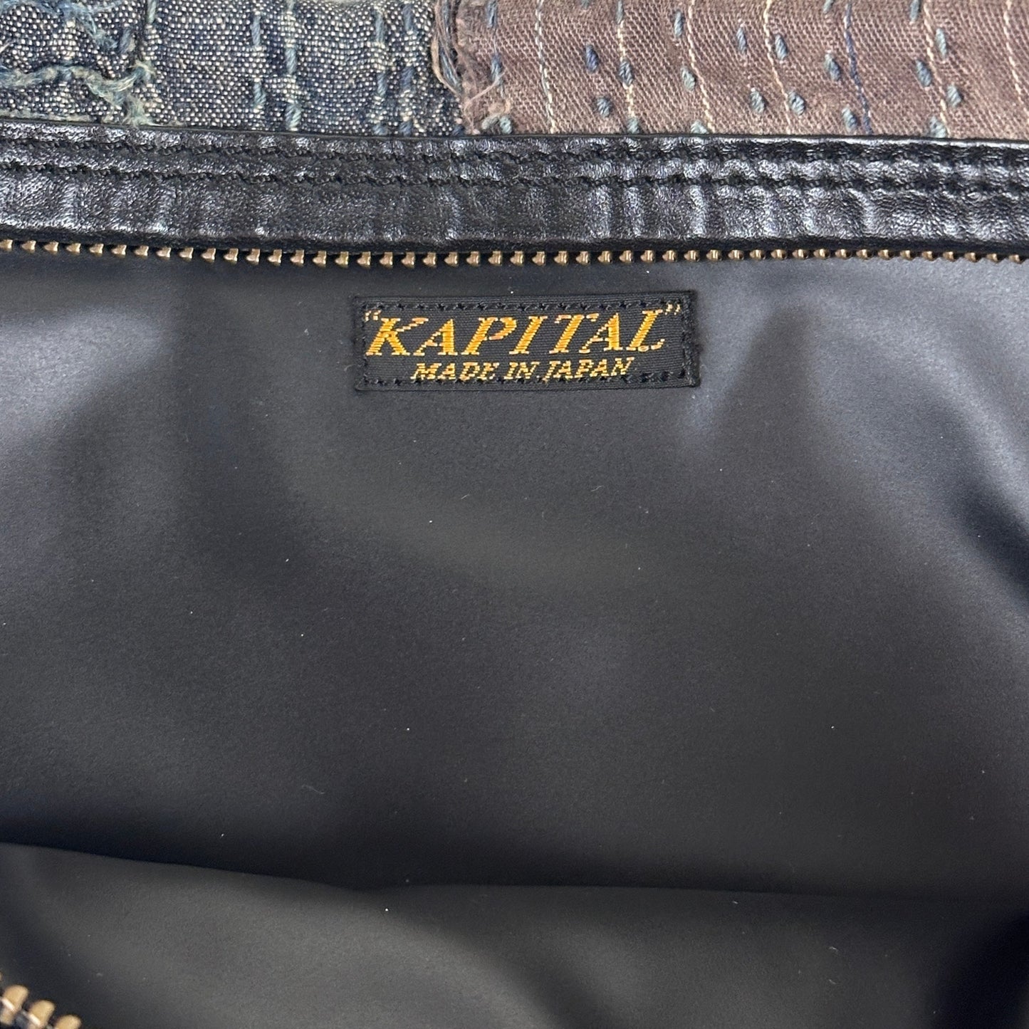 Kapital Kountry Boro Denim Pouch