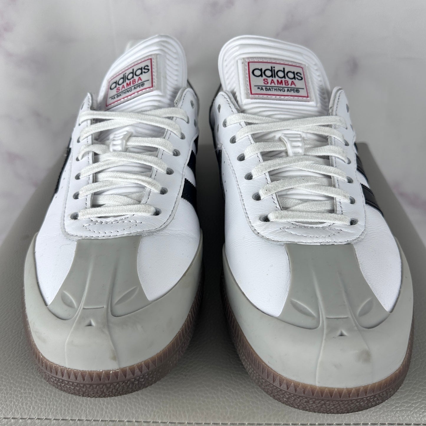 Bape x Adidas Samba White/Black/Gum