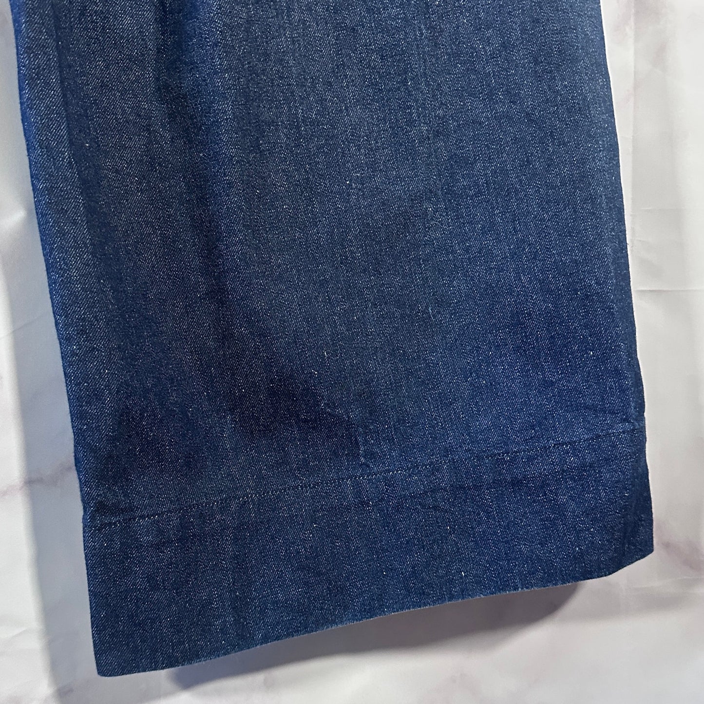 Public Tokyo Wide Pleated Indigo Denim Jeans