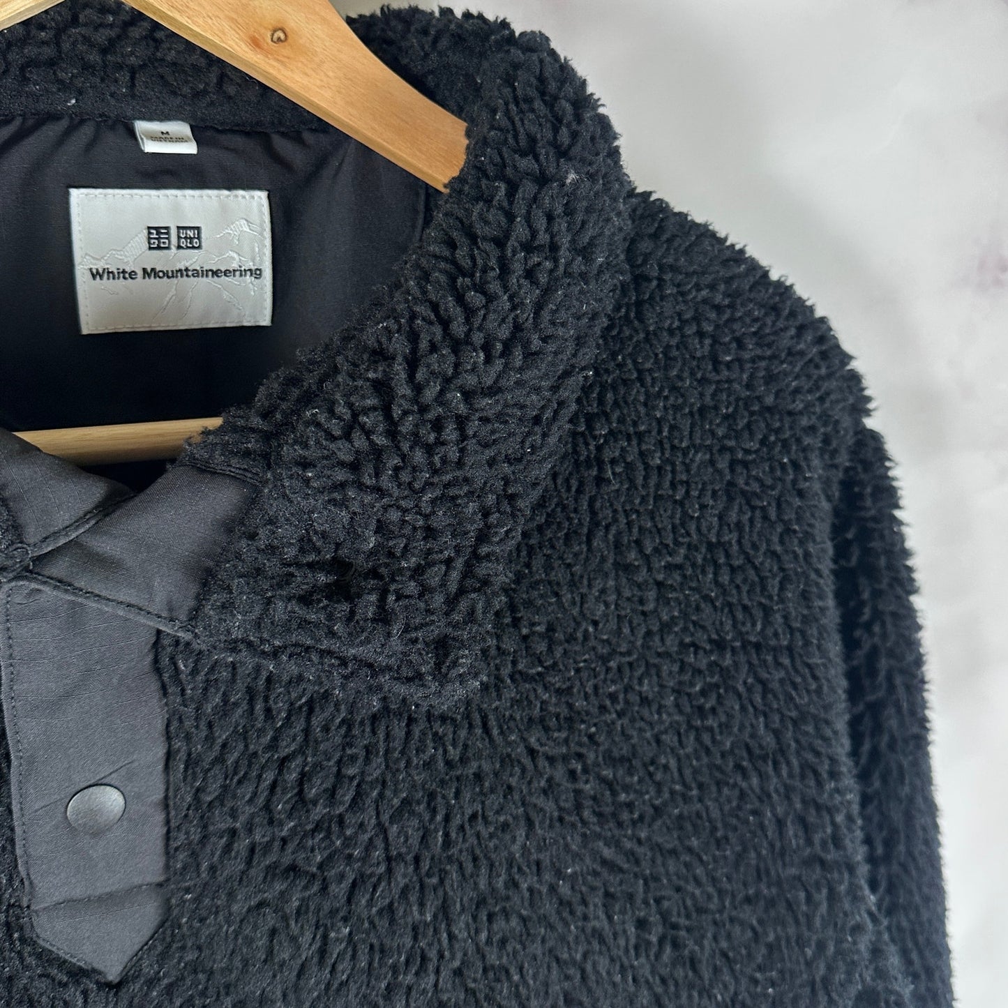 White Mountaineering x Uniqlo Black Fleece Jacket