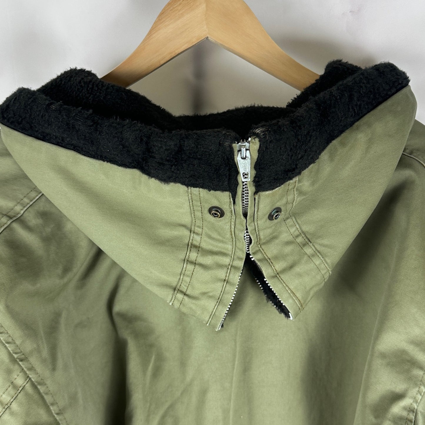 Vintage 1960s Frost King Olive Green Parka