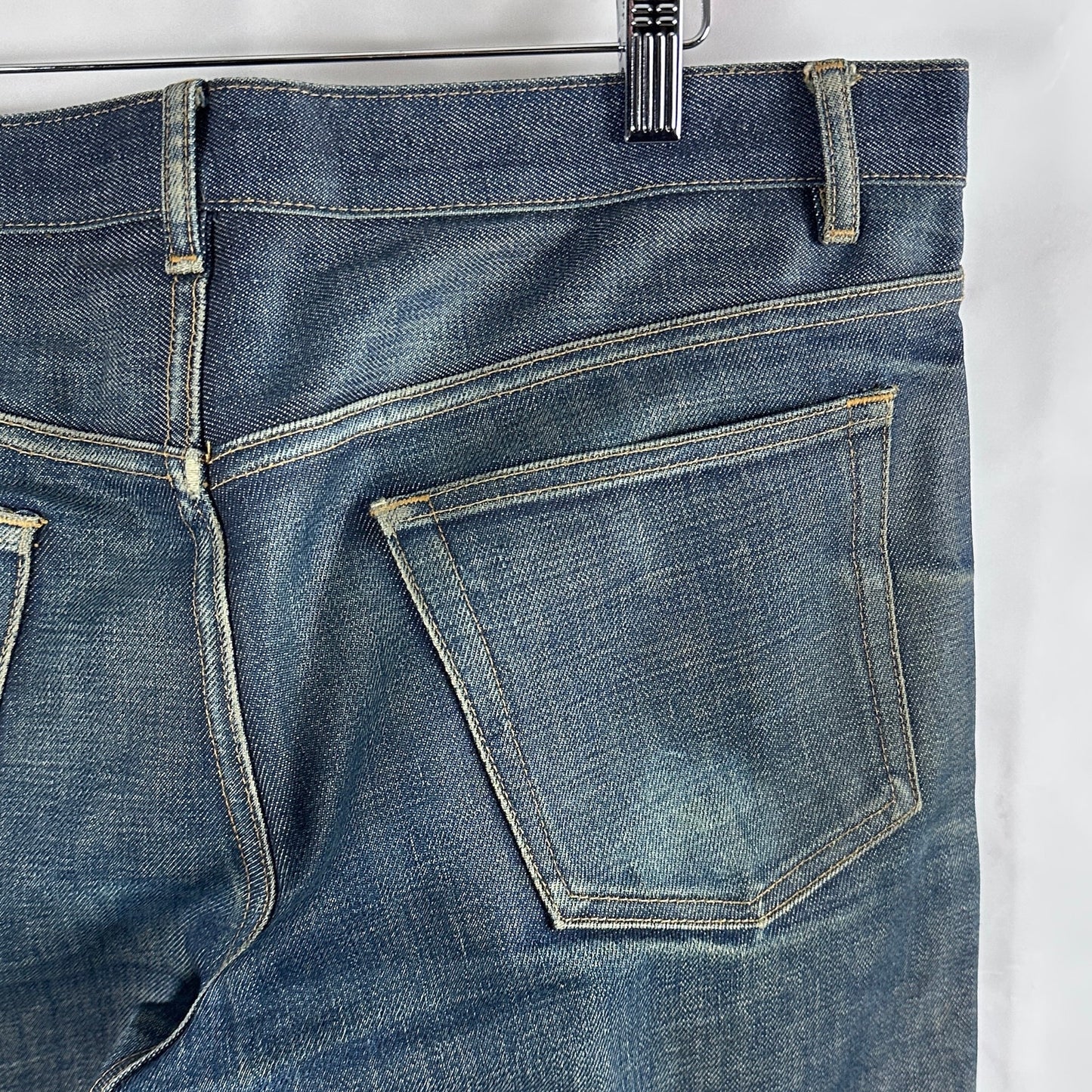 A.P.C. New Standard Jean Classique Selvedge Cutoff Denim Shorts