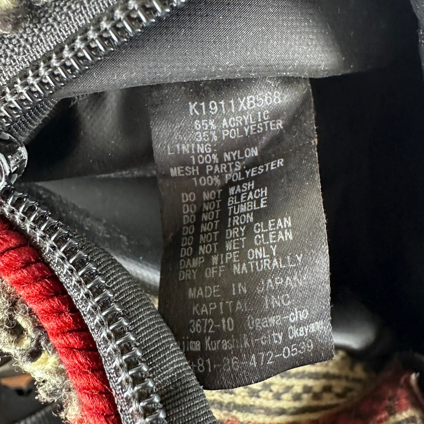 Kapital Birds Iboa Fleece Fanny Pack