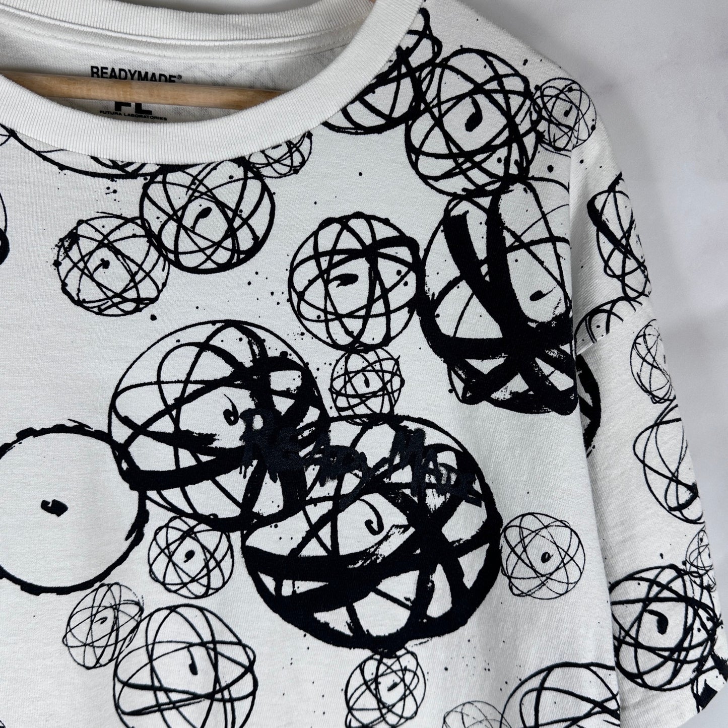 READYMADE x Futura Laboratories x Transfer White All Over Print Tee