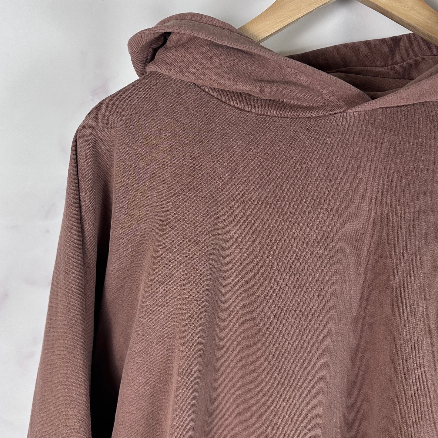 Los Angeles Apparel Mauve Oversized Wide Boxy Hoodie