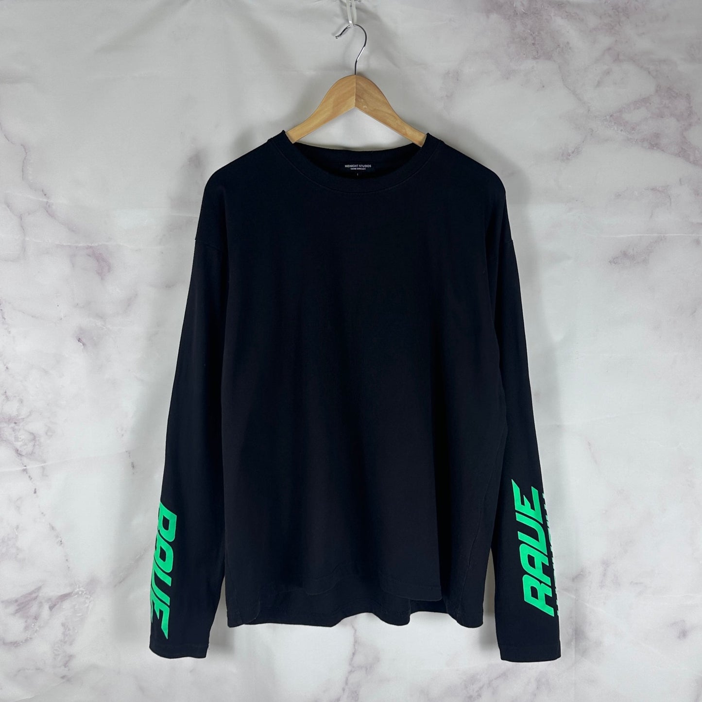 Midnight Studios x AWGE Midnight Rave Black/Green Longsleeve
