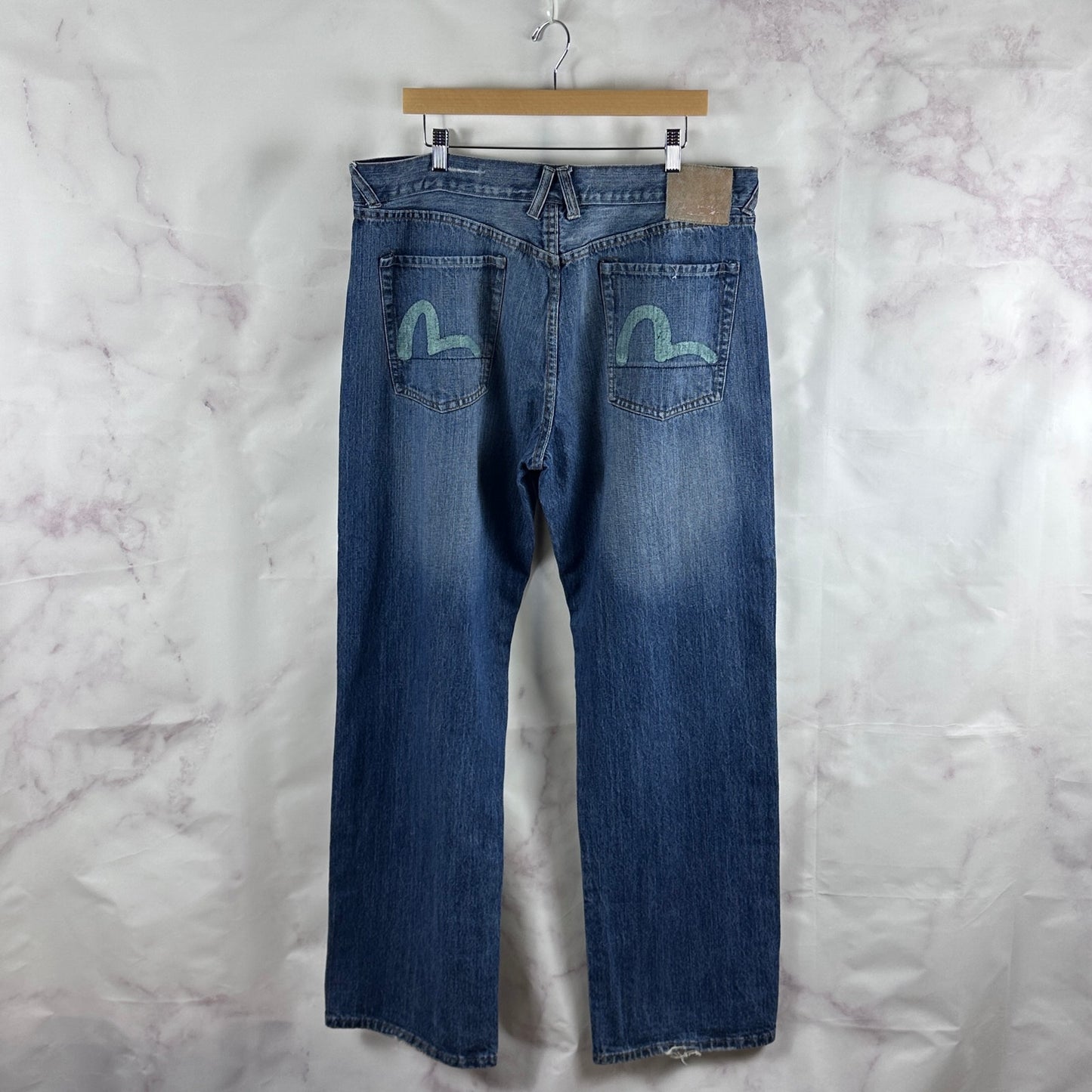 Evisu E.U. Straight Blue Denim