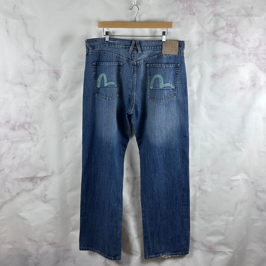 Evisu E.U. Straight Blue Denim