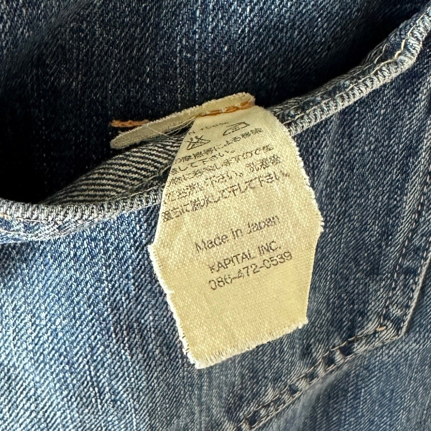 Kapital Selvedge Denim Blue Jeans